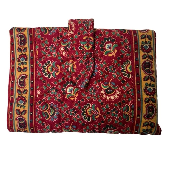 Vera Bradley Red and Green Patterned Wallet - Picture 1 of 9
